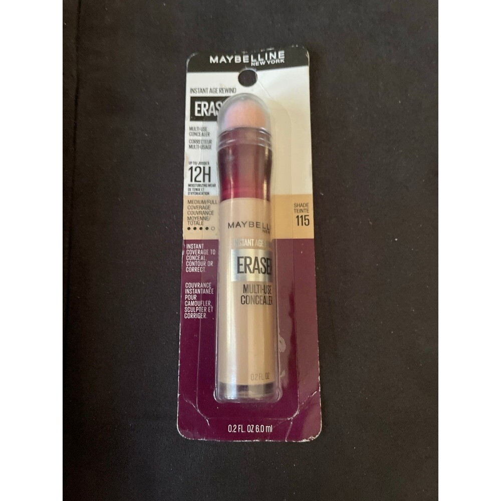 Maybelline Instant Eraser medium full coverage concealer shade 115